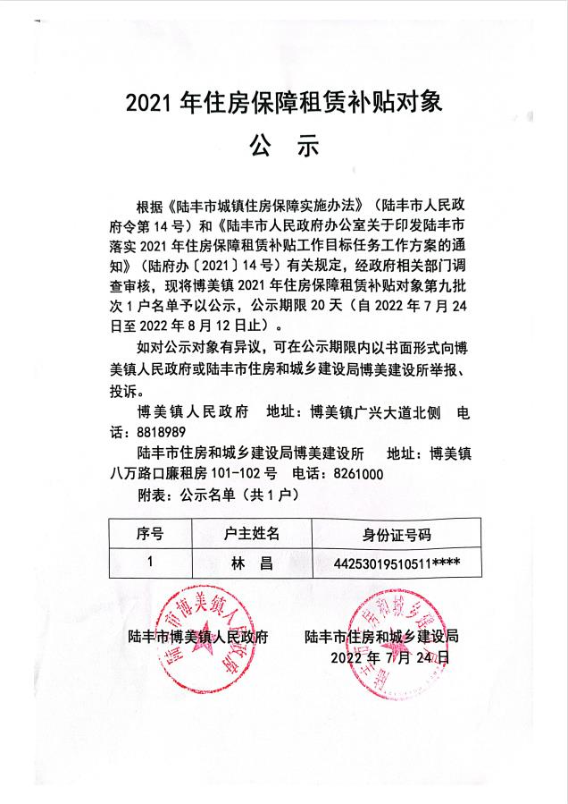2021年住房保障租賃補(bǔ)貼對(duì)象公示（博美）1戶(hù)（第九批）.jpg