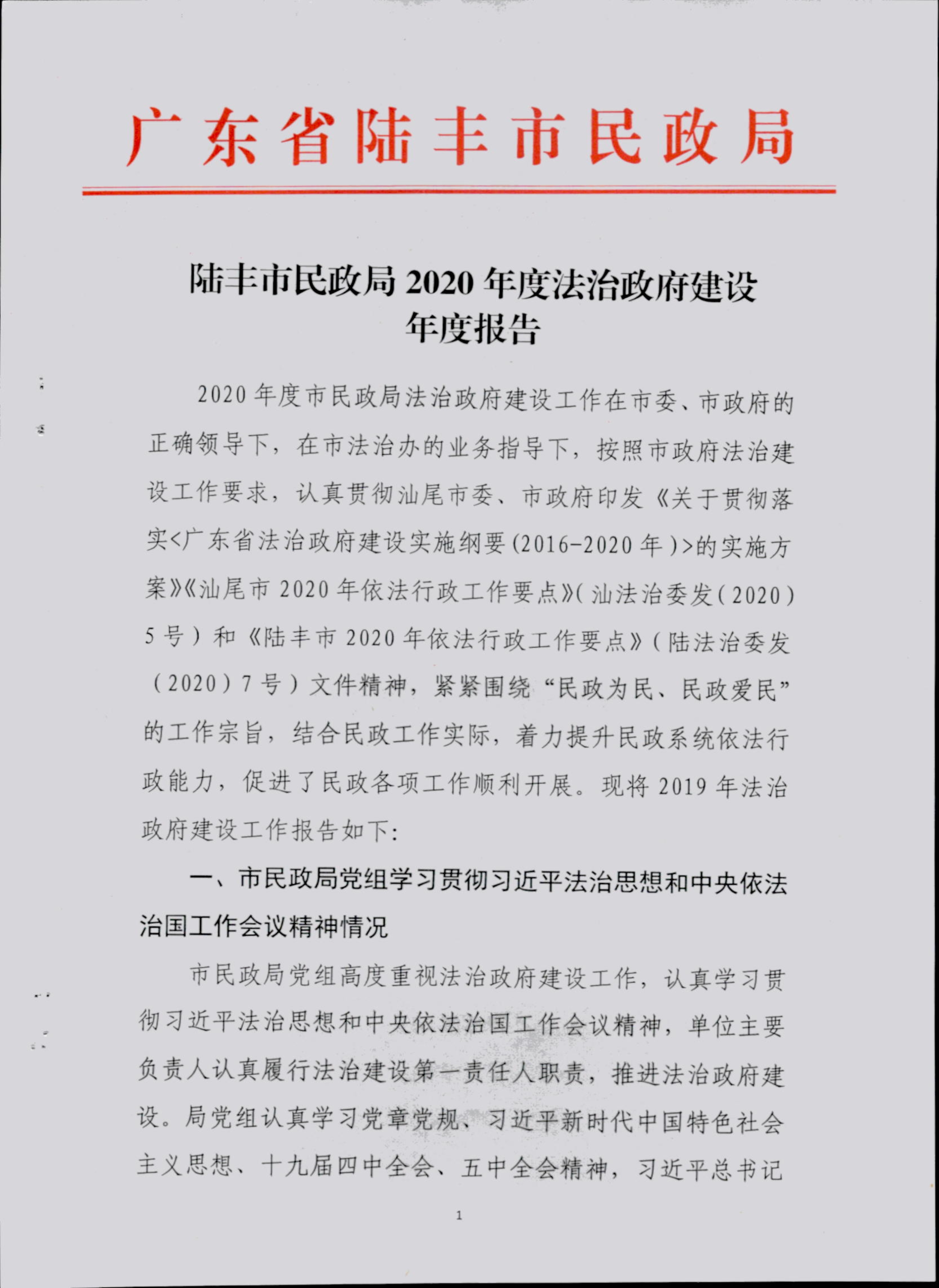 022217370839_0陸豐市民政局2020年度法治政府建設(shè)年度報(bào)告_1.Jpeg